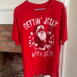 Red Santa Graphic T-Shirt